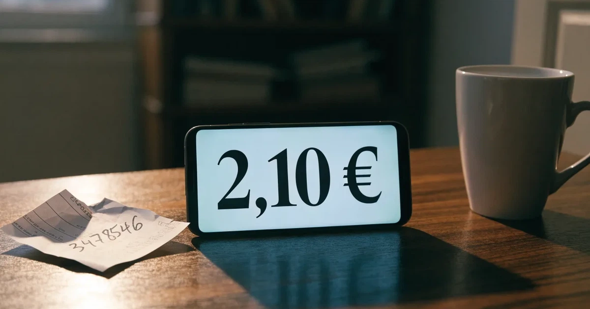 Un foglio di concessione in carta con un timbro rosso, appoggiato su una scrivania di legno accanto a una penna